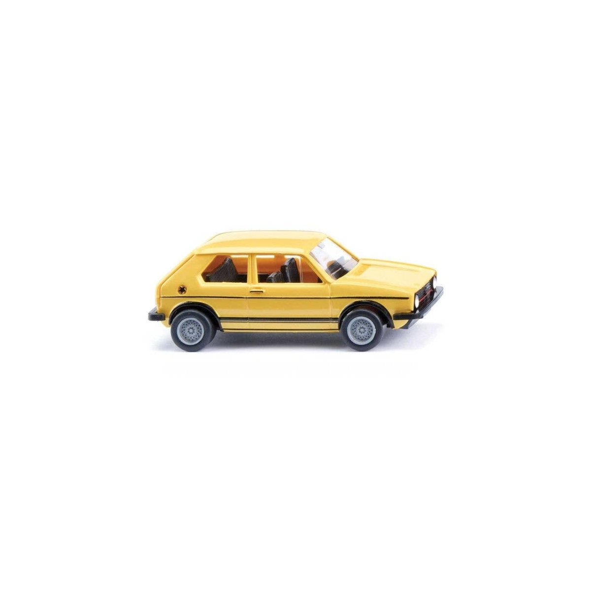 1976 Volkswagen Golf I GTI - Assembled -- Yellow, Black, HO, Wiking 4505
