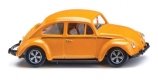 1960-1967 Volkswagen Old-Style Beetle 1200 - Assembled -- Orange, Black, HO, Wiking 81011