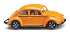 1960-1967 Volkswagen Old-Style Beetle 1200 - Assembled -- Orange, Black, HO, Wiking 81011