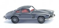 1954-1963 Mercedes-Benz 300 SL - Assembled -- Gray, HO, Wiking 23002