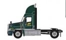 Freightliner Cascadia Raised-Roof 2-Axle Semi Tractor - Assembled -- ABF 5 (green, gray, yellow ′, N, Trainworx Inc 4259305