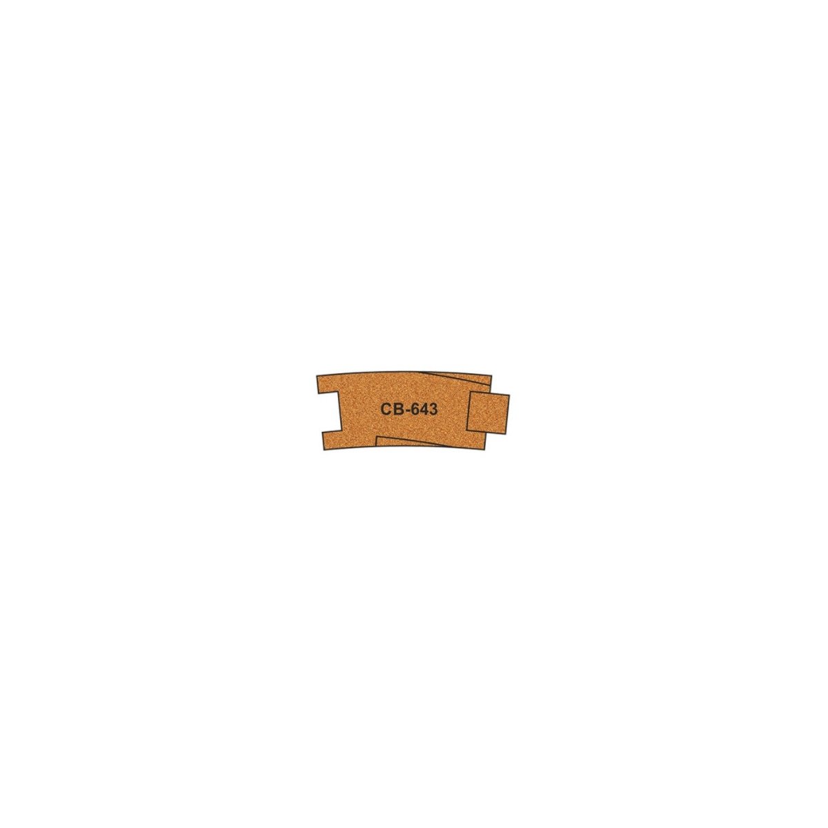 Pre-Cut Cork Bed - 10 pcs - Proses CB-643