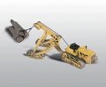 Hyster Logging Cruiser Crawler Tractor w/Tracked Log Carrier - Kit -- Undecorated Metal, HO, Woodland Scenics 246