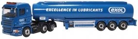 2000 Scania Highline with Tank Trailer - Assembled -- Exol, N, Oxford Diecast NSHL04TK