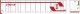 53′ Platewall Highway Trailer - Assembled -- Crete 10141 (white, red), HO, Bowser Manufacturing Co. 43287
