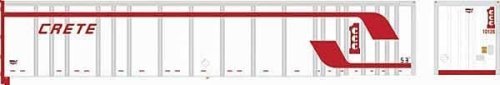 53′ Platewall Highway Trailer - Assembled -- Crete 10141 (white, red), HO, Bowser Manufacturing Co. 43287