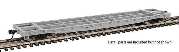 53′ GSC Bulkhead Flatcar - Ready to Run -- Undecorated, HO, WalthersMainline 5900