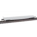 53`6` Steel Flatcar - Ready to Run - Master(R) -- Undecorated, N, Atlas Model Railroad Co. 50005154