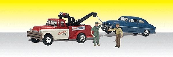 AutoScenes(TM) -- Wayne Recker′s Tow Service, N, Woodland Scenics 5324
