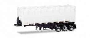 Truck/Trailers -- 30′ Bulk Container Trailer, HO, Herpa Models 76234