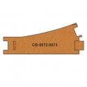 Pre-Cut Cork Bed - HO, OO - 10 pcs - Proses CB-8072-3