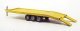 18-Ton Steel-Decked Equipment Trailer w/Pintel Hook - Kit, HO, Custom Finishing 7048