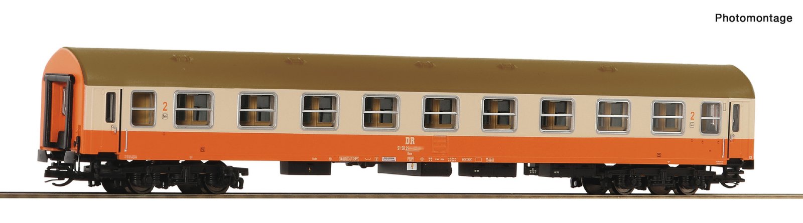 2nd class coach, DR, TT, Roco 6280018