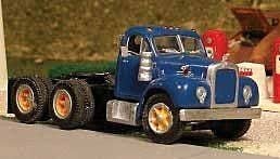 1957-1965 Mack B-67 Tandem-Axle Tractor Only - Resin Kit -- Undecorated, HO, Sylvan Scale Models V097