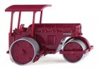 1956 Bolling Ruthemeyer Road Roller - Assembled -- Red, HO, Wiking 89805