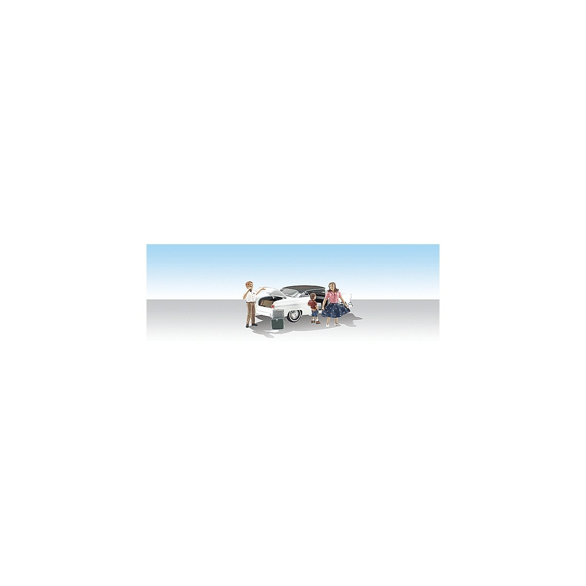 Pit Stop - AutoScenes(TM) - Assembled, HO, Woodland Scenics 5546