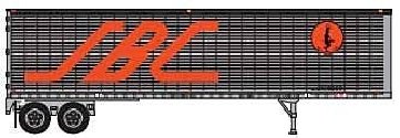 40′ Corrugated Van Trailer - Assembled -- Ferrocarril Sonora-Baja California S-BC 9028, N, Trainworx Inc 4027902