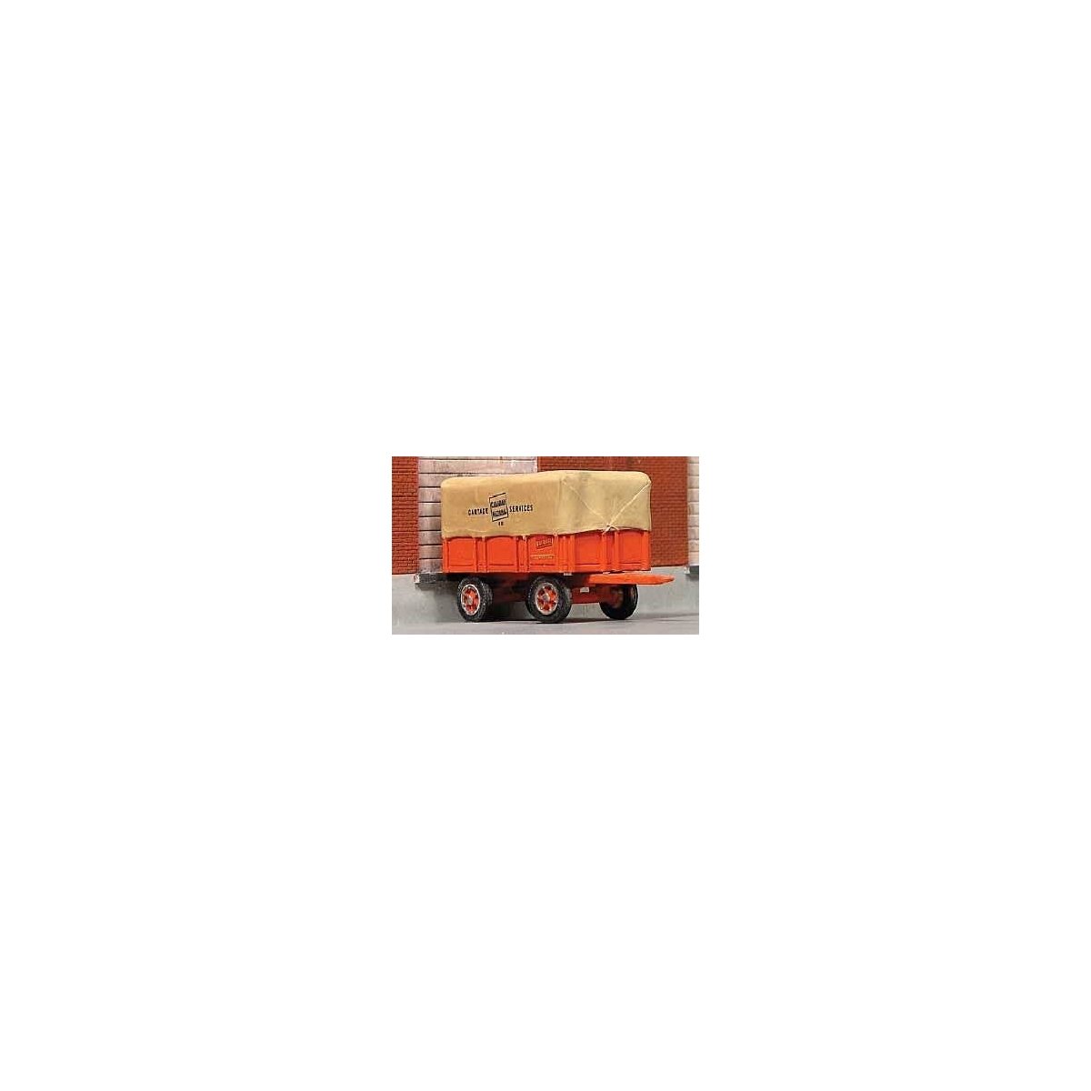 1939 Four-Wheel Freight Trailer - Resin Kit -- Unpainted - Includes Canadian National Decals, HO, Sylvan Scale Models T035