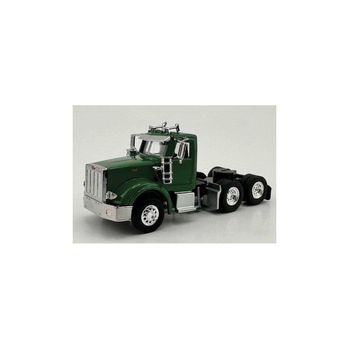 Peterbilt Day Cab Tractor Only - Assembled -- Green, Yellow, HO, HO Logistics Replicas 36705