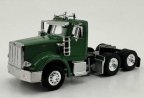 Peterbilt Day Cab Tractor Only - Assembled -- Green, Yellow, HO, HO Logistics Replicas 36705