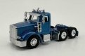 Peterbilt Day Cab Tractor Only - Assembled -- Metallic Blue, HO, HO Logistics Replicas 36706