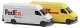 Mercedes-Benz Sprinter Cargo Van 2-Pack - Assembled -- 1 Each: FedEx & DHL, N, Busch Gmbh & Co Kg 8304
