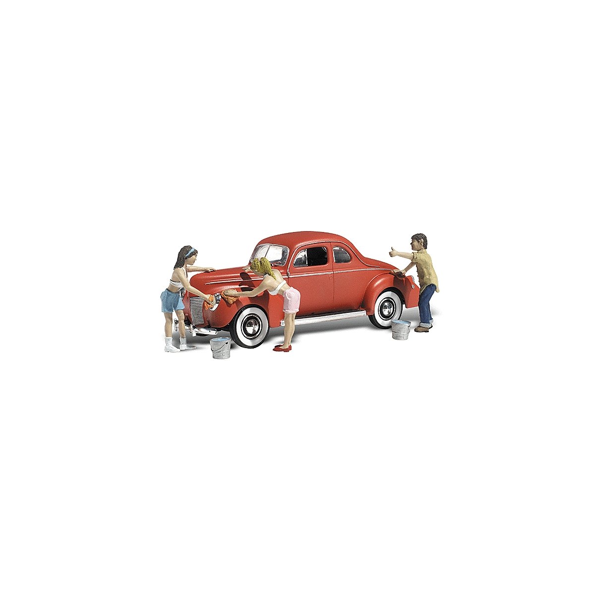 AutoScenes(R) - Assembled -- Suds & Shine, N, Woodland Scenics 5339