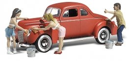 AutoScenes(R) - Assembled -- Suds & Shine, N, Woodland Scenics 5339