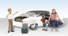AutoScenes(TM) -- Pit Stop, N, Woodland Scenics 5342