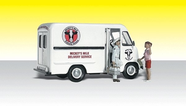 Mickey′s Milk Delivery - AutoScenes(R), N, Woodland Scenics 5329