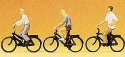 Sports & Recreation -- Cyclists pkg(3), HO, Preiser Kg 10336