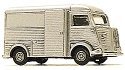 1958 Citroen H Van - Assembled -- Metallic Silver, HO, Busch Gmbh & Co Kg 41909