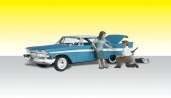 AutoScenes(TM) -- Felix Fix-a-Flat, N, Woodland Scenics 5323