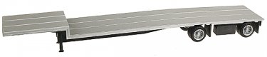 48′ Spread-Axle Drop Deck Trailer w/Toolbox, HO, Herpa Models 5331