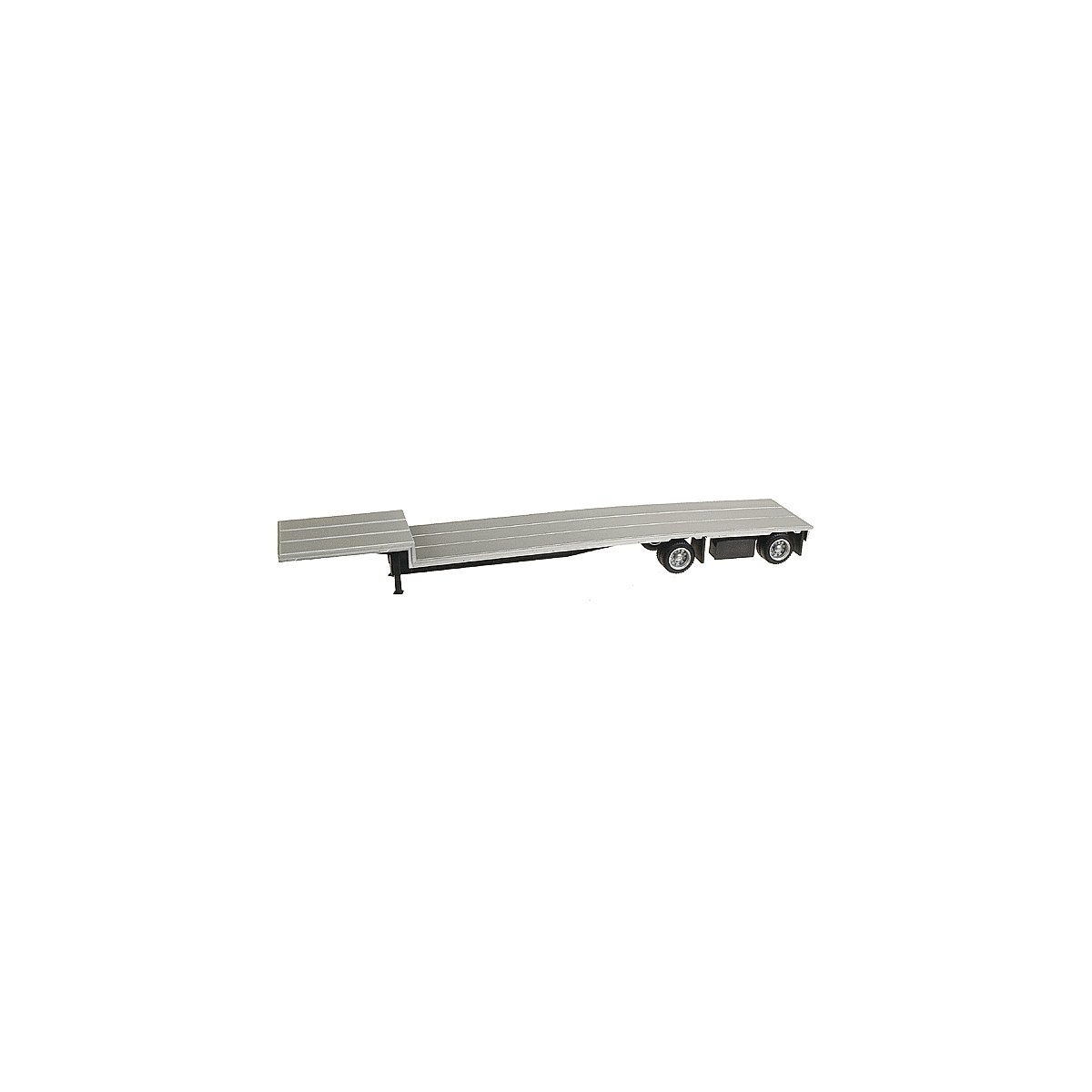 48′ Spread-Axle Drop Deck Trailer w/Toolbox, HO, Herpa Models 5331