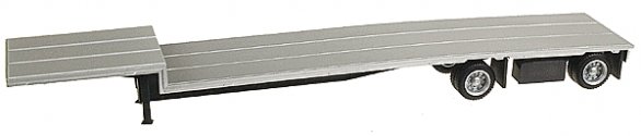 48′ Spread-Axle Drop Deck Trailer w/Toolbox, HO, Herpa Models 5331