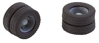 Dually Truck Tires & Rims - Car System -- Fits Mercedes-Benz Atego, MAN TGS Trucks Made by Herpa/Ri, HO, Faller Gmbh 163111