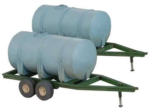 Liquid Fertilizer Trailers -- Kit pkg(4), HO, Walthers SceneMaster 4194