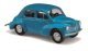1958 Renault 4 CV Sedan - Assembled -- Blue, HO, Busch Gmbh & Co Kg 89111