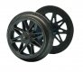 AC fine-cast metal spoke wheel set -- AC-Radsatz mit Doppelspeichen -- HO - Roco 40181