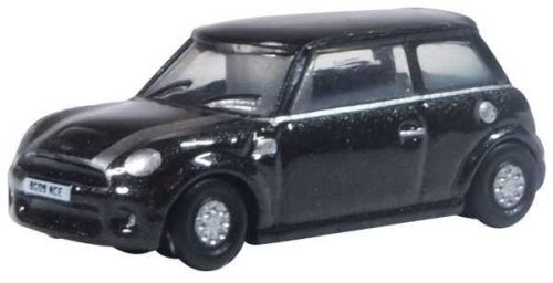 2000s Austin Mini - Assembled -- Midnight Black, N, Oxford Diecast NNMN003