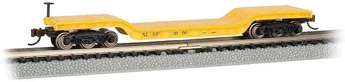 52′ Depressed-Center Flatcar - Ready to Run - Silver Series(R) -- St. Louis-San Francisco 3900, N, Bachmann Industries 71389