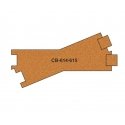Pre-Cut Cork Bed HO,OO - 10 pcs - Proses CB-614-5
