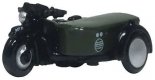 BSA Motorcycle with Sidecar - Assembled -- Post Office Telephones (green), N, Oxford Diecast NBSA004