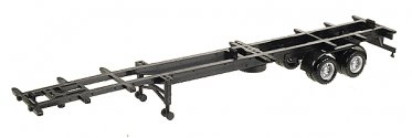 Semi Trailer (No Tractor) -- 48′ Container Chassis Only, HO, Herpa Models 5304