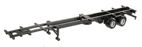 Semi Trailer (No Tractor) -- 48′ Container Chassis Only, HO, Herpa Models 5304