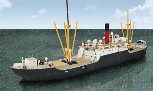 Lakes Class Tramp Steamer - Kit -- 36 x 6′ 91.4 x 12.2cm, HO, Sylvan Scale Models 10821