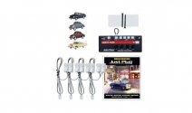 Cruising Vehicles - Just Plug Value Pack -- 1 Each: City Classic, Station Wagon, Cool Convertible, N, Woodland Scenics 5919