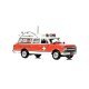 1969 Chevrolet C-10 Ambulance - Assembled -- City of Baltmore (red, white), 1/50, Iconic Replicas 500550