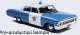 1964 Ford Galaxie Police Cruiser - Assembled -- Chicago Police Department (blue, white), 1/43, Iconic Replicas 430656